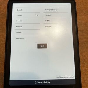 Black Kindle Paperwhite. 12th Generation.